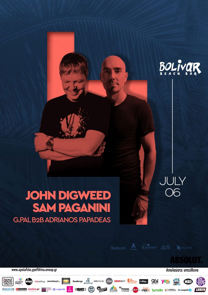 John Digweed - Sam Paganini Poster
